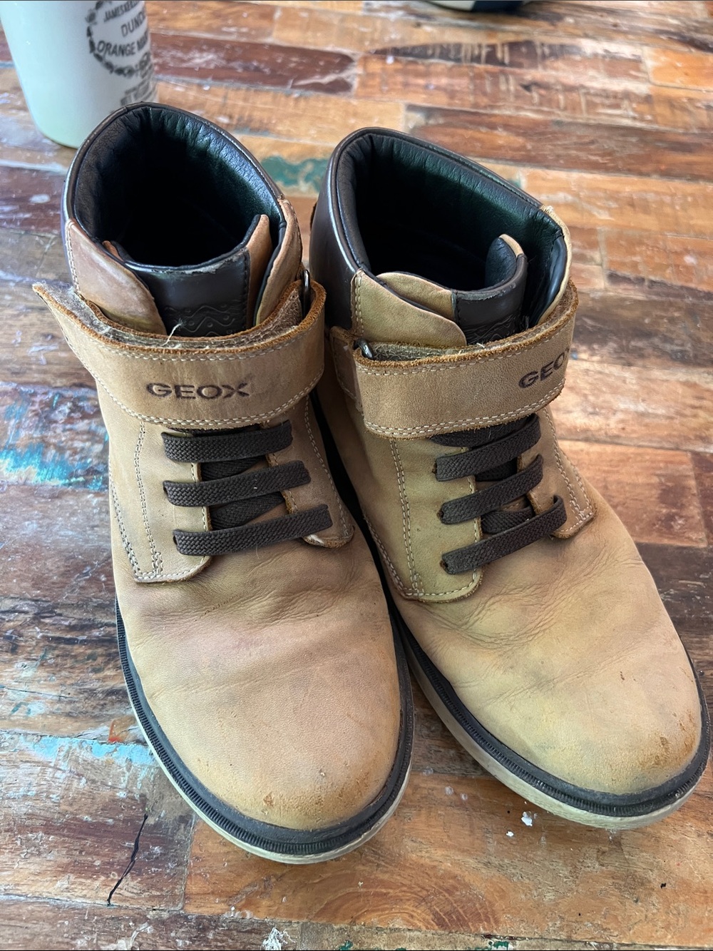Boys Geox Waterproof Leather Boots
